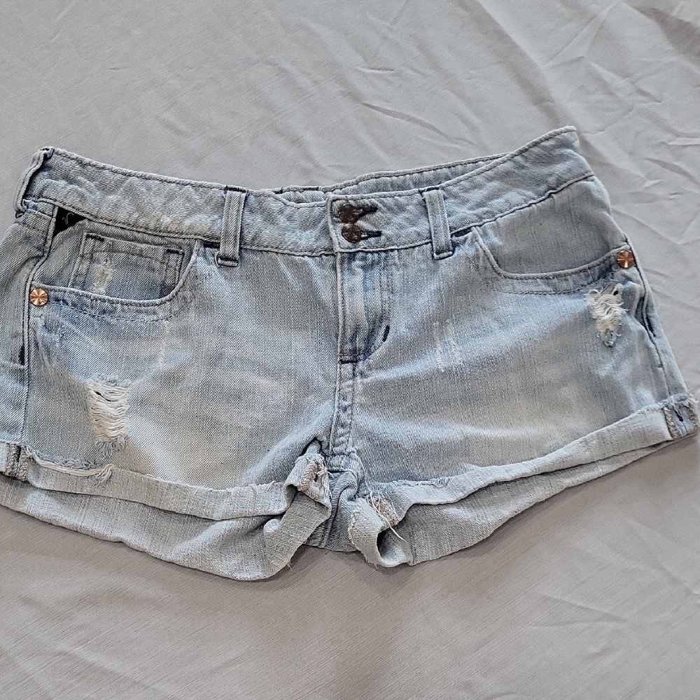 Vanity Light Blue Jean Shorts